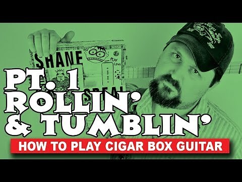 How to Play "Rollin' and Tumblin'" on Cigar Box Guitar pt. 1 by Shane Speal