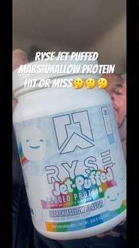 Ryse Jet Puffed Whey Marshmallow Protein #fyp #foryou #viral #fypシ #viralvideo #parati