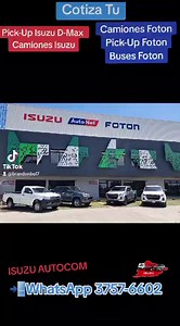 Ahora en #Mazatenango Cotiza por tu Pick-Up Isuzu, o por tu Camión de trabajo en las marcas Isuzu o Foton Asesor de ventas Brandon Bolaños 3757-6602 Contamos con planes de financiamiento o al contado. | Jerson De Leon Publicidad | Facebook