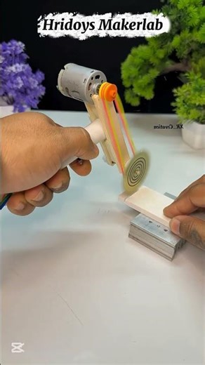 cutter machin dc motor,,#dcmotor #experiment #creativity #ytshorts