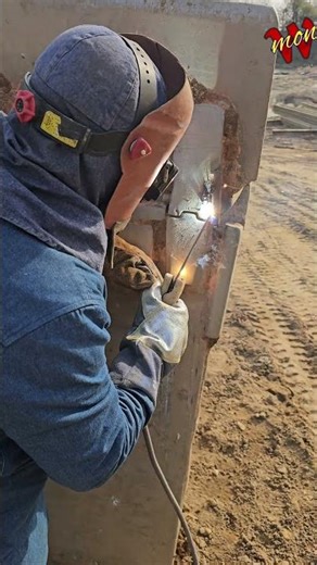 Satisfying Excavator Bucket Weld (Stick Welding