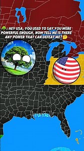 USA 🇺🇸 vs Nature tree 🌳 in nutshell 😱💀 #countryballs #geography #humor #viralshorts #shorts
