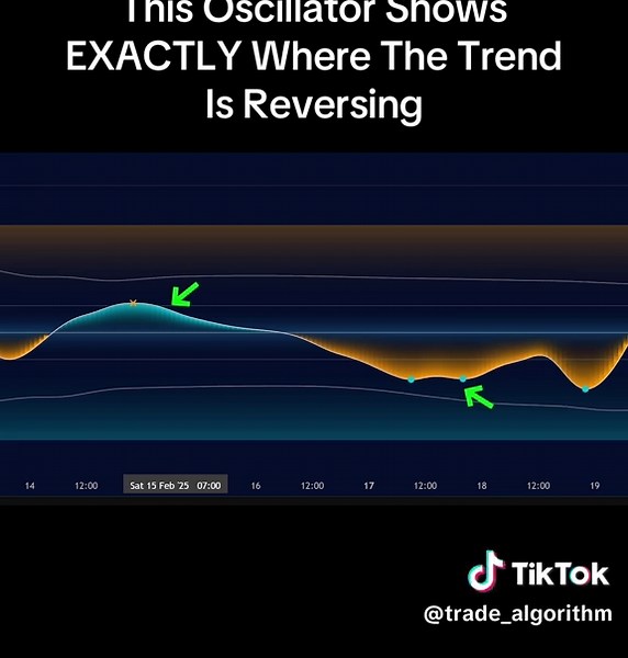 This Oscillator Shows EXACTLY Where The Trend Is Reversing #crypto #bitcoin #xrp #stockmarket #forextrading #indicator #daytrading #tradingview #trading #investing