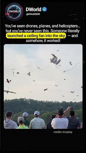 How this Ceiling Fan can fly?