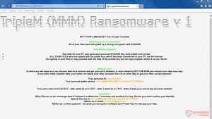 Remove MMM Ransomware - Restore .Triple_m Files