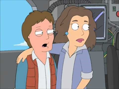 Back to the Future Family Guy (Good Quality)