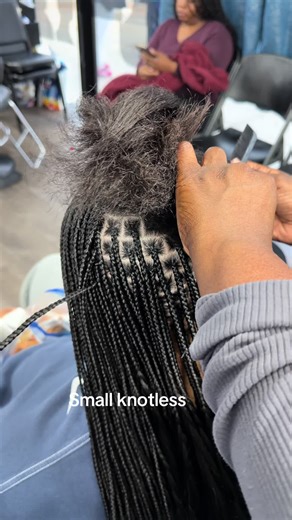Small Knotless Braids: Walk-In Services Available