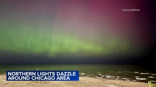 Northern lights Chicago: Sky gazers delight as aurora borealis visible above area amid solar storm