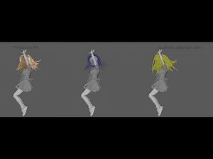 Long Hair Simulation | Front | XGen Maya