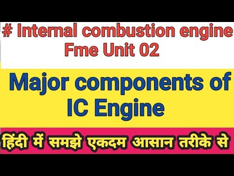 Components of IC Engine||Fme Module 2||lec 01||