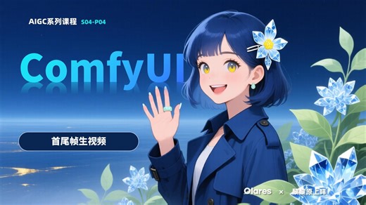 ComfyUI 视频实战 P4：首尾帧生成视频原理、工作流演示