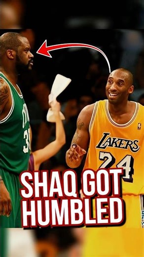 Shaq got HUMBLED by Kobe 🫵🏼🤣 #shorts #nba #kobebryant