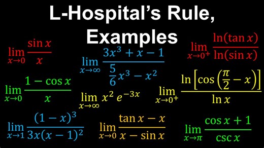 L'Hopital's Rule - Calculus