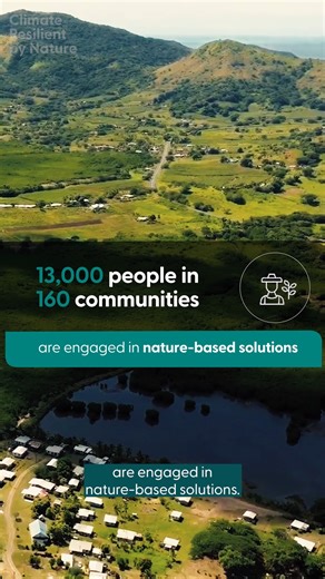 What a year for Climate Resilient by Nature! 🌏 Together with our partners, we’ve made incredible progress for people and the planet: 🙌🏽 13,305 people across 160 communities have been part of CRxN projects so far. 🌱 43,285 hectares of land and seascapes are under conservation, protection or restoration. 🧑🏽‍🌾 6,919 people in 138 communities are building nature-based livelihoods, from aquaculture and tourism to environmental management and agriculture. …and that’s just the beginning! Watch t