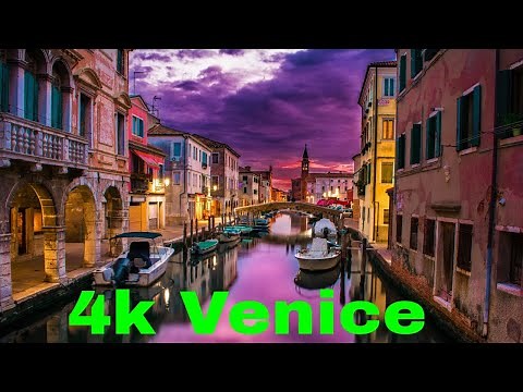 4K Beautiful Venice by Drone, Instrumental Italian Music