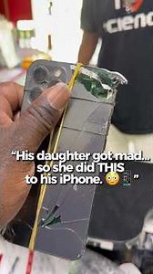 😱 Can this Phone be fixed???? #Iphone #apple #nyc #atl #repair