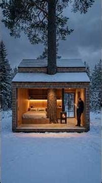 He Built a Hidden Tree House for His Elderly Neighbor Before Winter Arrived #viral