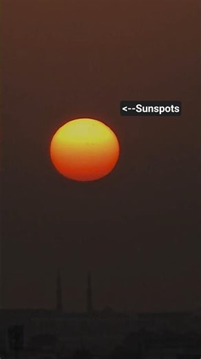 Sunspots, why sunspots look dark? It's not a hole! It's cooler plasma caused by big magnetic forces