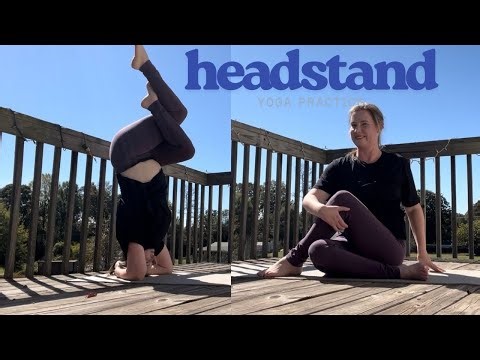 Yoga Practice and Tutorial : Headstand with Eagle Legs