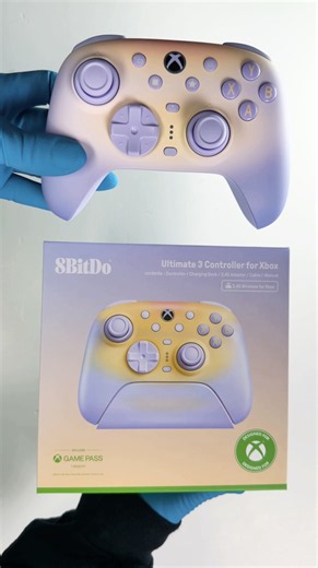 8Bitdo Ultimate 3 Lavender Dusk Unboxing #gaming #shorts #trending #ytshorts #unboxing