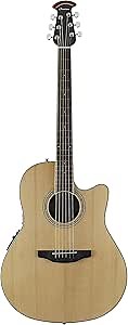 Ovation CS24-4 Celebrity Standard Mid-Depth Cutaway,Acoustic-Electric Guitar, Natural