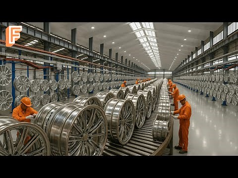 How Millions of Aluminum Alloy Wheels Are Manufactured Inside Massive Production Lines