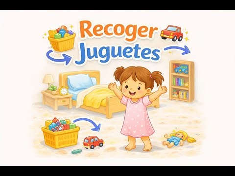 Canción para recoger juguetes - Rutina infantil paso a paso