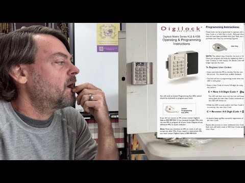 locking cabinet with a Digilock