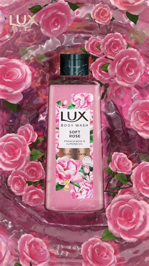 Enriched with French Rose and Almond Oil, Lux Soft Rose Body Wash keeps you feeling as fresh as a rose. | LUX