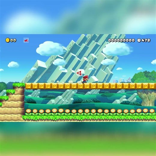 不登校が作ったコース5 今日も学校行った！ [I went back to school today!] by とっハム。 #shorts 🍄Super Mario Maker 2 #dvu