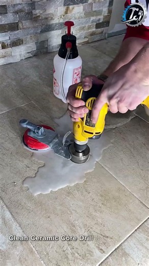 Perfect Tile Hole Drilling Guide 🔧🧱 #TileWork #DIY #Construction