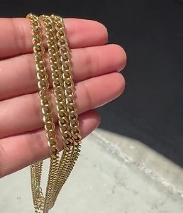 Men's Waterproof Gold Cuban Link Chain Necklace - Etsy