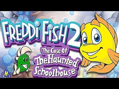 Freddi Fish 2: The Case of the Haunted Schoolhouse - All Parts - Full Gameplay/Walkthrough(Longplay)