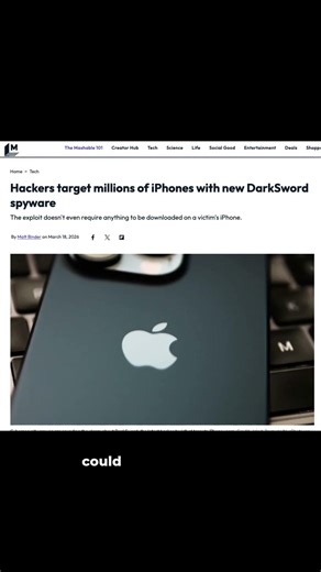 New iPhone Spyware Alert: Millions Could Be at Risk