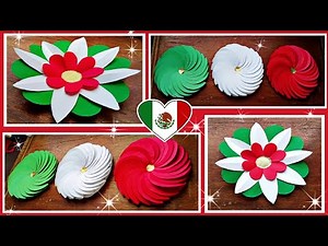 ADORNOS PATRIOS de papel || *DIY Manualidades para 15 de SEPTIEMBRE 🇲🇽🎉/Decoración mexicana 🎉🥳🇲🇽