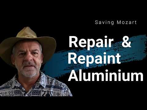 How to repaint aluminum on boats, fibreglass boat restoration projects.