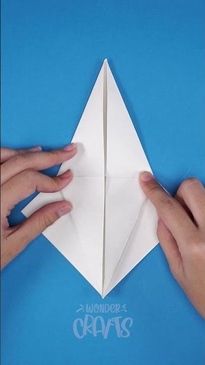 Origami Crane Easy | Paper Crane Tutorial | Origami Crane Flapping Wings Bird #Shorts