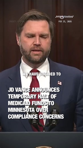 JD Vance Announces Temporary Halt of Medicaid Funds to Minnesota Over Compliance Concerns The Vice President has temporarily halted Medicaid funding to Minnesota, saying the state must prove it’s living up to its obligations and acting as a “good steward of the American people’s tax money.” Supporters say this is exactly what Washington should be doing checking whether states are really following Medicaid rules, preventing waste, fraud and abuse, and respecting federal taxpayers before more bill
