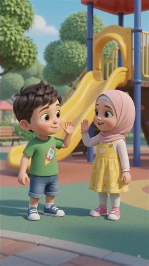 🤝 Arwa & Abdul Hadi Say Assalamu Alaikum | Islamic Manners for Kids | Little Arwa and Friends