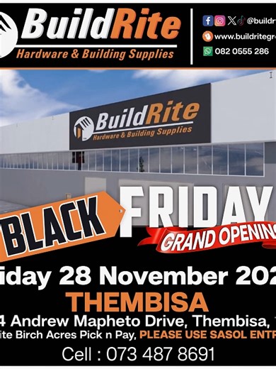 Grand Opening of BuildRite in Thembisa!