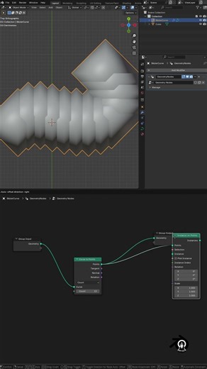 Stop Stretching Your Meshes! 🛑 (Array vs. Geo Nodes) #blender3d #geometrynodes