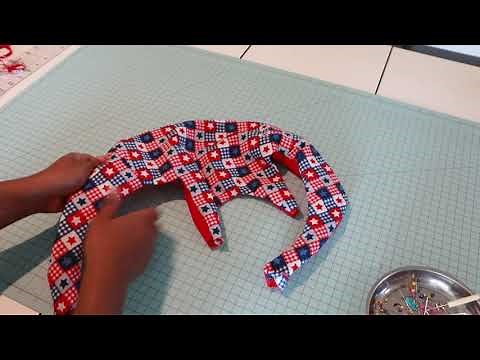 Sewing for Beginners { Easy Sew Baby cross back top} Free PATTERN