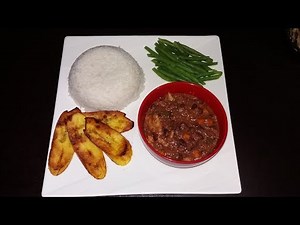 Corn beef / bully beef stew peas [ part 2 ]