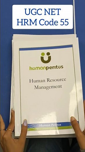UGC NET HRM Code 55 Booklets