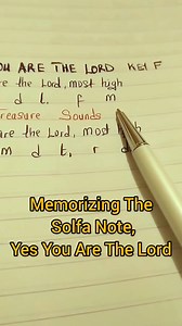 Memorizing The Solfa Note, Episode 22: Yes You Are The Lord, Most High, Piano Tutorial/Solfa Notes And lyrics. #hymn #worship #raggae #piano #christian #solfanotes #keyboard #pianotutorial #hiddentreasuresounds | HiddenTreasure Sounds