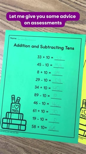 Molly Lynch 1st Grade Teacher on Instagram: "Here’s my favorite tip for keeping track of assessments throughout the year. ⁠ ⁠ Use colored paper!⁠ ⁠ I copy assessments for the 1st trimester on yellow paper, the 2nd trimester on blue paper, and the third trimester on pink paper!⁠ ⁠ This makes it easy to glance at a student’s paper to see when/if they’ve mastered the skill we’re working on! ⁠ ⁠ Think you’ll try it? ⁠ ⁠ #teacherhacks #iteachtoo #teachersofinstagram ⁠"