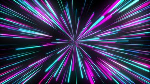 Download Colorful Neon Light Tunnel for free