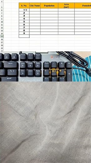#excel #typing #keyboard #exceltricks #exceltips #office #excelskills #shortcuts #ytlifestyle #typin
