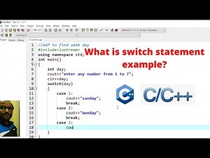 Switch Case Statement with Program EXAMPLES - C++ Tutorial for Beginners in Hindi 25