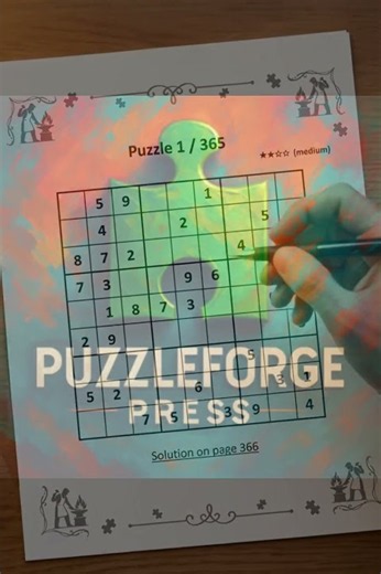 Kostenloser Sudoku-Rätselspaß bei PuzzleForge